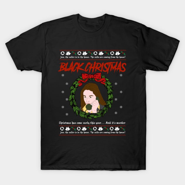 Black Christmas T-Shirt by VideoNasties